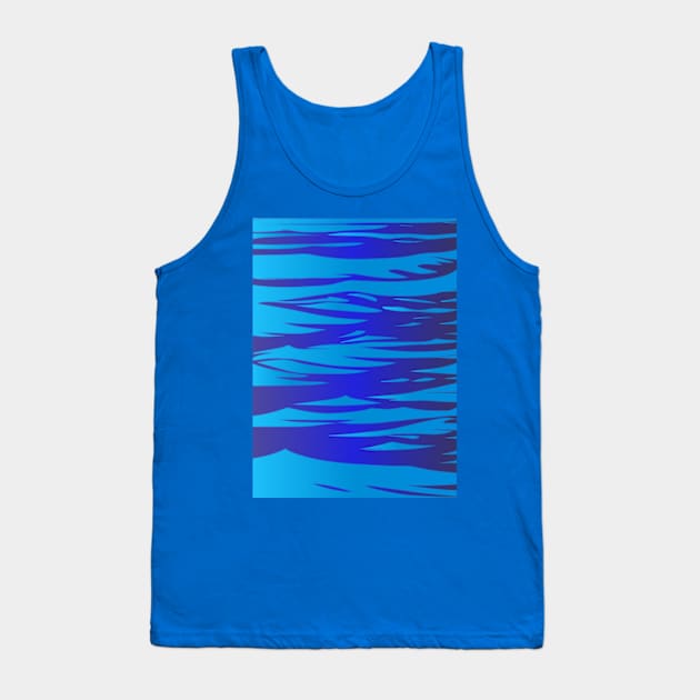 Blue Ocean Tank Top by ArtFactoryAI